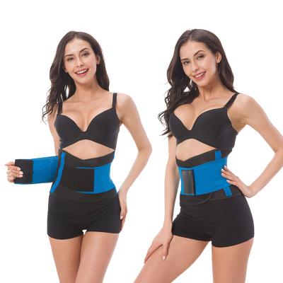 China Custom Print Logo Neoprene Workout Fitness Sports Comfortable Breathable Elastic Waist Support Trimmer Women Waist Trainer for sale