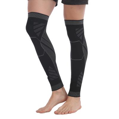 China Keep Warm Spandex Elastic Silicone Leg Knee Long Sleeves For Sport Football for sale