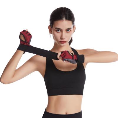 China Fashion Boodun Adult Best Selling Workout Sporty Fingerless Fitness Gym Custom Gloves for sale