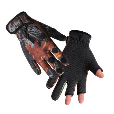 China Custom Made Anti-slip Waterproof Cold Weather Outdoor Activities Gloves Men Adult Fishing Gloves For Winter Boating Watersports Kayaking for sale