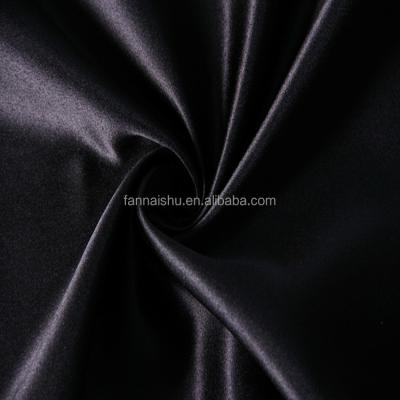 China Best Selling Flame Retardant 100% Matte Polyester Textile Satin Fabric From China for sale