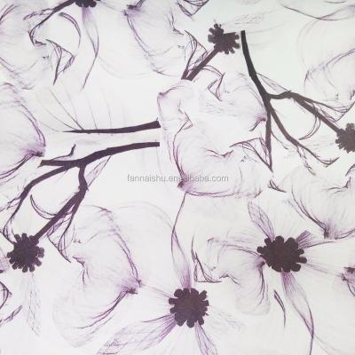 China Anti-Static High Quality Bridal Matte Textile 100D Satin Fabric With Digital Flower Printing for sale