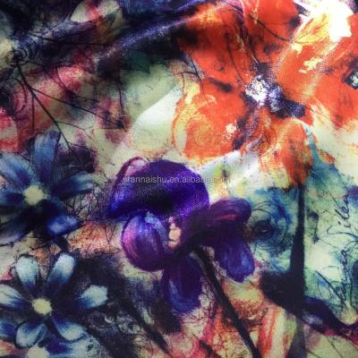 China China Supplier 50D*75D Polyester Fabric 50D*75D Anti-Static Glossy Satin Fabric 95% Polyester+5%spandex for sale