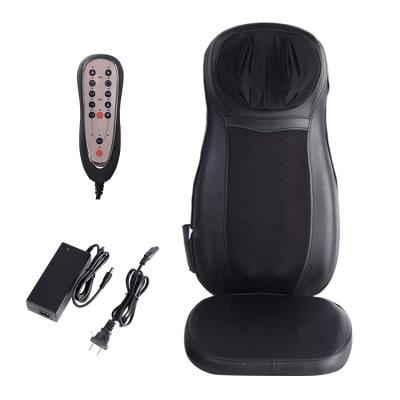 China Lumbar Vibrating Kneading Pillow-Containing Body Office Car Seat Relax Back Pad Professional Electric Handheld Heat Massager for sale