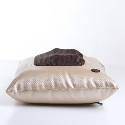 China 2020 new body intelligence Shiatsu cushion vibrating heating neck and back massager two groups of massager kneading heads for sale