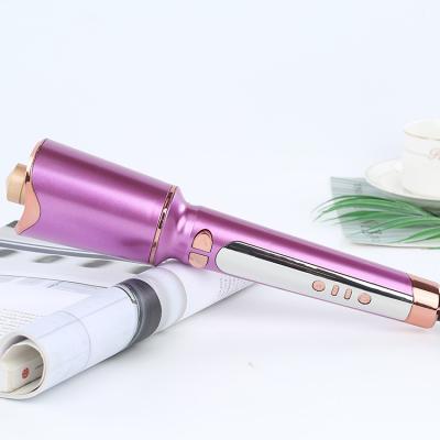 China 2021 LCD high qualty wireless ceramic iron curling automatic hair straightener extra long hair curler for sale