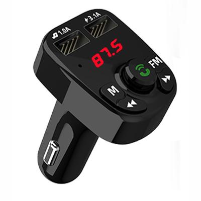 China CAR CHARGER 2021 New Dual Multifunctional Car MP3 Player FM Transmitter Car Kit USB Phone Multi-charging Fast Charger for sale