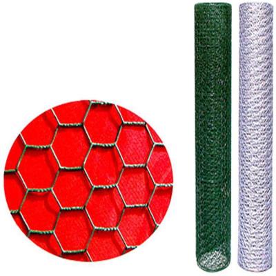 China Hexagonal Wire Mesh Farms Steel Chicken Wire Mesh Plastic Coated Chicken Wire Cages Poultry Netting 3/4 Inch for sale