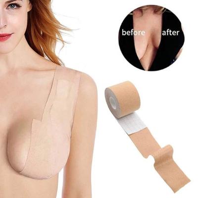 China Breast Cover 1 Roll Tape Women Breast Nipple Covers Lift Up Invisible Bra Body Breast Lift Tape Adhesive Bras Suggests Sexy Bralette for sale