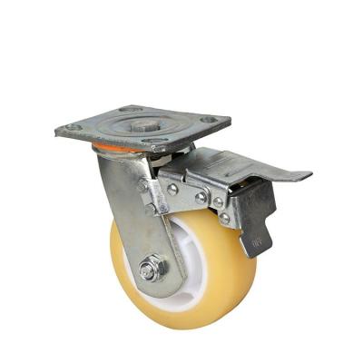 China Other PIVOT Rigid Swivel & Rigid Inexpensive Pe/Mc Nylon/Pa Material Nylon Caster Wheels For Transport Machinery for sale