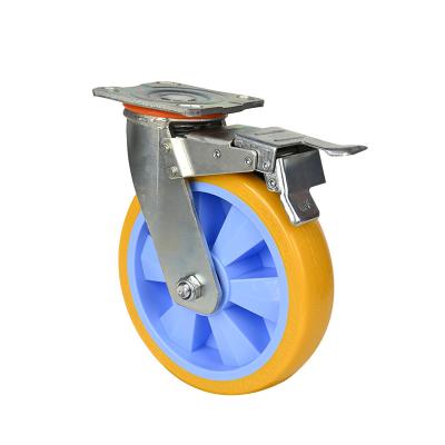 Κίνα Other PIVOT Rigid Swivel & OEM&ODM Rigid Industrial PVC Locking Caster Cart 4 Inch Swivel Caster Wheel Manufacturer προς πώληση