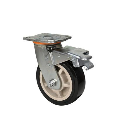 Κίνα Other PIVOT Rigid Swivel & Rigid Low Prices Swivel Black Caster Wheels Super Industrial 4 Inch PVC Casters Wheels προς πώληση