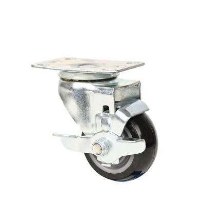 China Other PIVOT Rigid Swivel & Rigid Caster Wheel Manufacturer Heavy Duty Industrial Castor Wheel Polyurethane Swivel Caster For Sale for sale