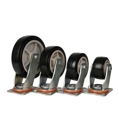 China Other PIVOT Rigid Swivel & Hot Sales Rigid Duty Medium-Heavy Duty Iron PVC Caster Industrial Wheels And Casters for sale