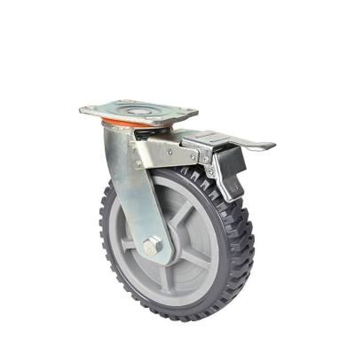 中国 Other PIVOT Rigid Swivel & Professional Production Rigid 4 5 6 8Inch Medium Duty High Quality Gray Pvc Caster Wheel 販売のため