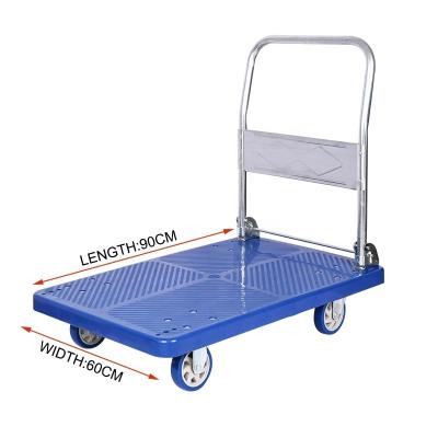 中国 Durable 90*60cm 390kg 5 Load In Silent Caster Folding Storage Hand Carts Carts 販売のため