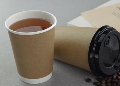 China 12oz Kraftpapier, zum Papierzu gehen kaffeetassen passend für heiße Nahrungsmittel bis zu 220° Fahrenheit zu verkaufen