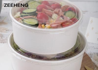 China 250ml - 1500ml Large Disposable Salad Bowls Eco - Friendly Food Grade for sale