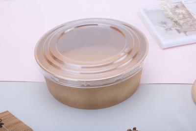 China Disposable Food Grade Custom Printing Takeaway Salad Paper Bowl for sale