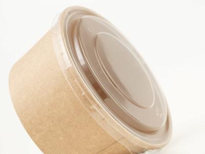 China Single Use Eco Friendly Round Kraft Paper Bowls Container Food Grade for sale