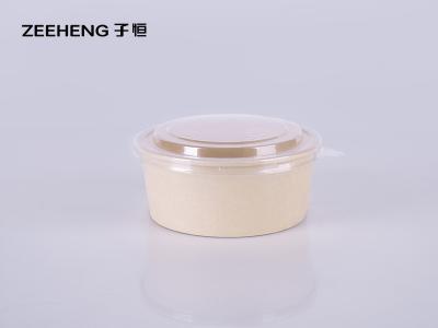 China 500ml - biologisch abbaubare Bambusschüsseln des salat-1500ml mit Deckeln zu verkaufen