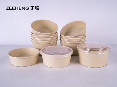 China Bambusmassen-Salat-Mitnehmerschüsseln 750ml für Restaurant zu verkaufen