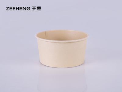 China Round Compostable Food Bowls Biodegradable Salad Containers With Lids zu verkaufen