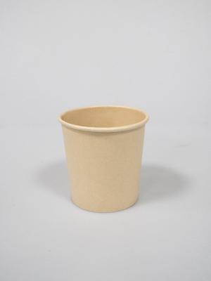 China Bamboo Fiber Paper Soup Cup Compostable Biodegradable Coating zu verkaufen