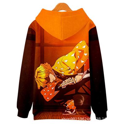 China 2021 Anti-wrinkle Men's Japan Anime 3D Famous Pullover Digital Printing Sweater Logo Hoodie Sweatshirt Custom Made for sale