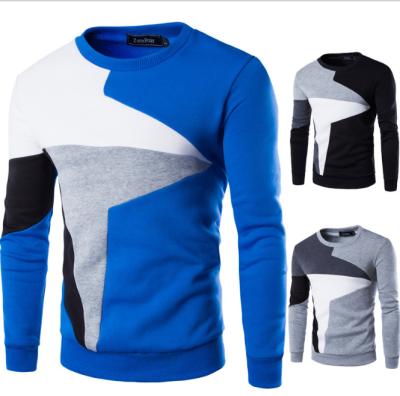 China 2021 Summer New Men's Round Neck Long Sleeve Sports Casual Quilting Anti-Wrinkle Sweatshirt for sale