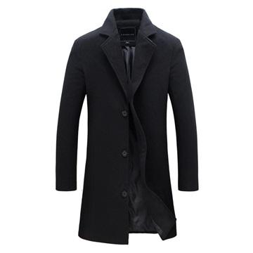 China 2021 QUICK DRY Customized high quality and comfortable double-button plain cotton tailored men's cashmere coat for sale