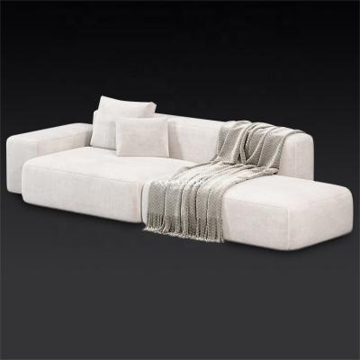 China Contemporary Modern Sectional Corner Couch Sofa Set Furniture Luxury L Shape Living Room Sofas for sale