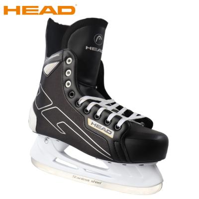 China Customized Good Quality Strong MAIN Traditional Ice Hockey Skate Blade With Cold Resistance Leather for sale