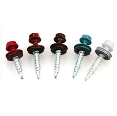 China HEX Hex Head Self Drilling Screw With EPDM Bonded Gasket For Roof for sale