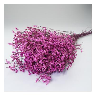 China Real Natural Fresh Colorful Dried Festival Flowers Bouquet Preserved Crystal Herb Dried Flower for sale