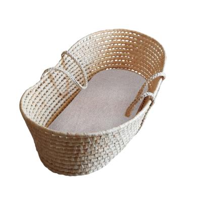 China Eco - Friendly Materials Factory Price Changing Woven Basket Baby Swing for sale