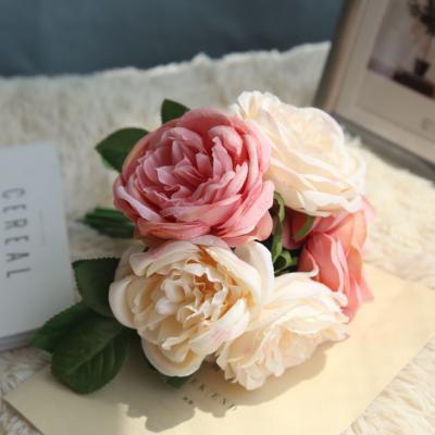 China wedding decorations and home decorations artificial rose flowers for wedding decoration rose artificial flower wedding for sale