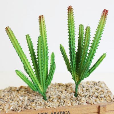 China Mini Artificial Cactus Plant Decor Home Indoor Plastic Eco-Friendly Mini Plant Artificial Cactus for sale