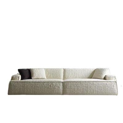 China Italian minimalist canvas small sofa bed Italian minimalist canvas family style wind combination luxury quiet sofa for sale