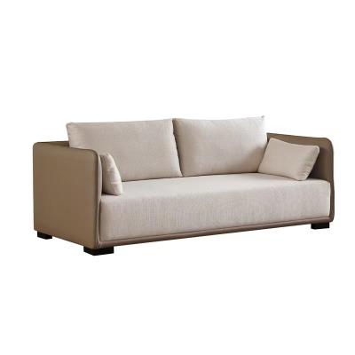 China 2022 Modern Sofa Bed Cotton And Linen Sofa, Straight Row Combination Sofa, Nordic Single Living Room Sofa for sale