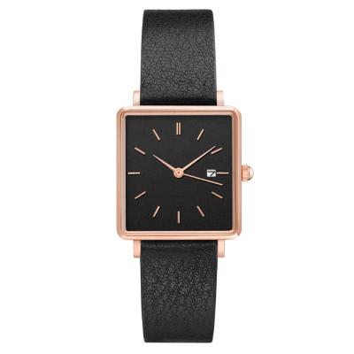 China Custom square steel unisex watch from manufacturer relojes de mujer de montre logo date fashion automatic tangan jam watch for sale