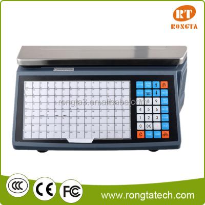 China Thermal printer scale with 10000 PLU for GROCERY, BUTCHER 6/15KG for sale