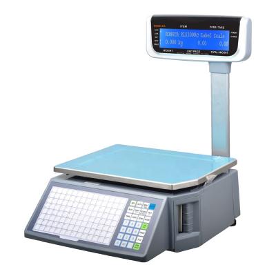 China 30kg barcode printing scale grading ticket thermal printing scale labels width: 30~60mm for sale