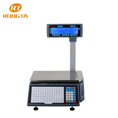 China Rongta RLS1000 Supermarket Retail Using Fruit Vegetable Scale Width: 30~60mm for sale