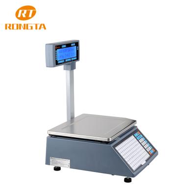 China price weighting and sticker printing digital price scale calculation width: 30~60mm for sale