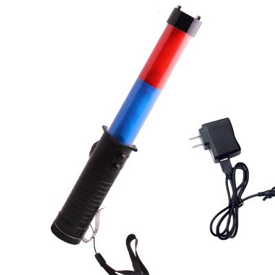 China Rechargeable Hook Alarm Road Police Safety Baton LED Traffic Emergency Baton for sale