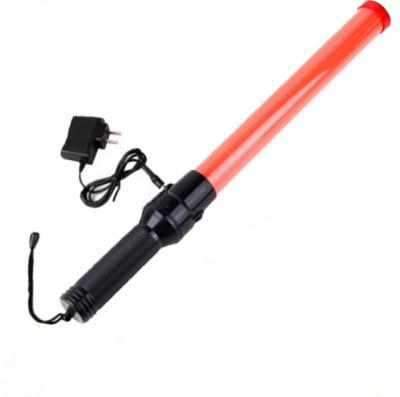 China Convenient To Carry 54cm Safety Traffic Red Flashing Light Stick for sale