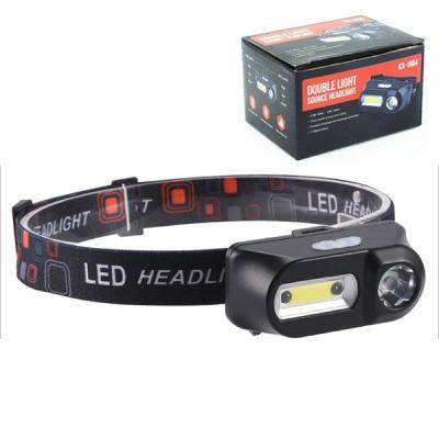 China Emergency Hunting Outdoor Camping COB LED Headlight LED Rise Headlight for sale