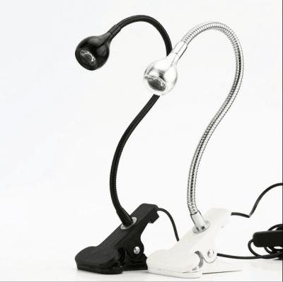 China Plastic Portable LED Metal Clip Reading Book Lamp USB LED Night Lights for sale