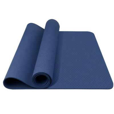 China Non-Slip Yoga Waterproof Washable Durable Anti-Skid Mat With Carry Strap For Exercise Pilates Mat Eco Friendly NBR Yoga And Gymnastics for sale